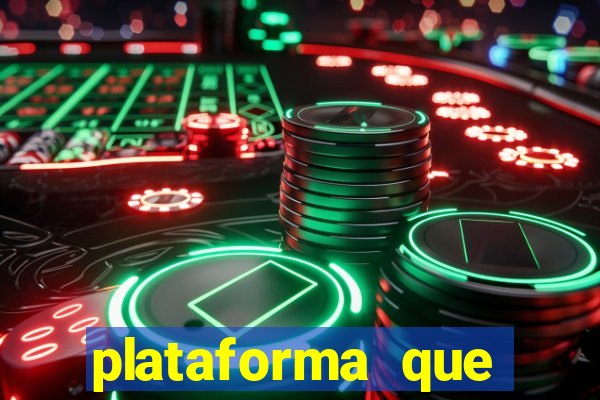 plataforma que ganha b?nus