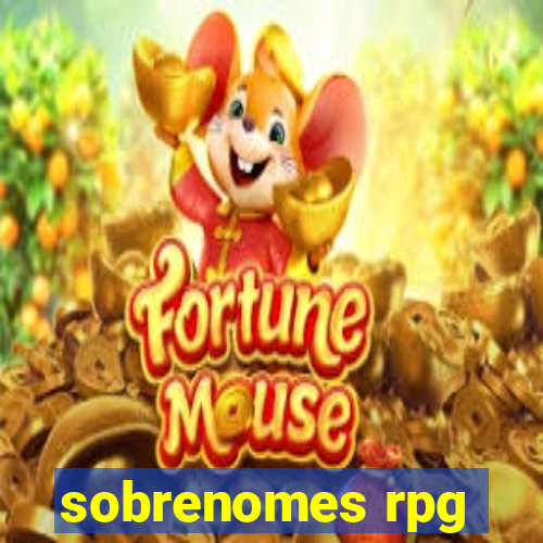 sobrenomes rpg