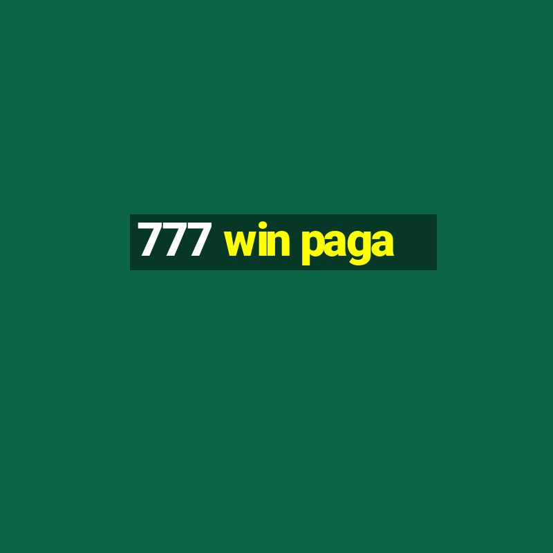 777 win paga