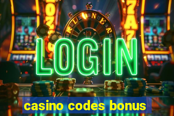 casino codes bonus