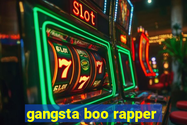 gangsta boo rapper